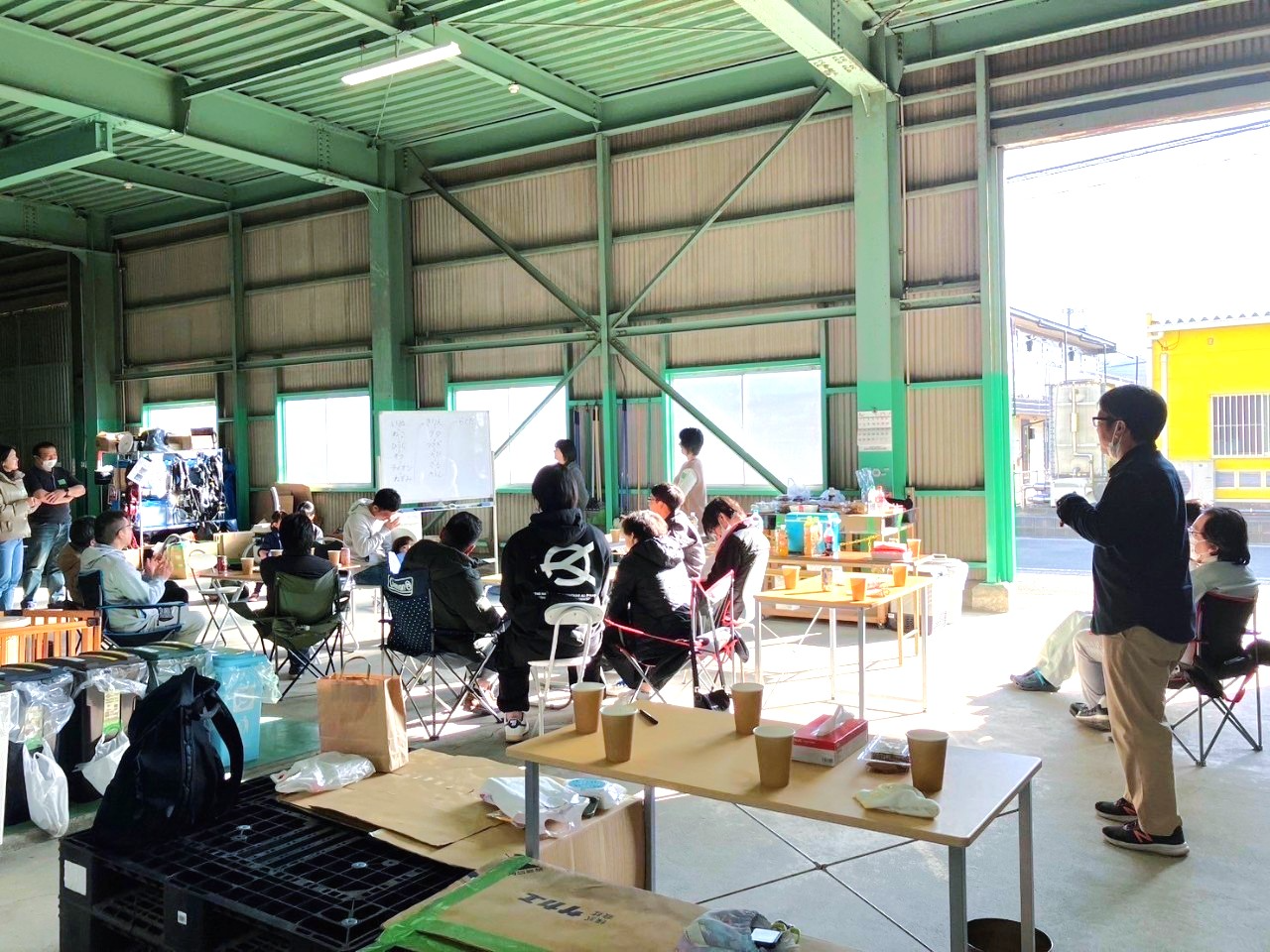 イメージ： 従業員の家族や地域の方とのコミュニケーション